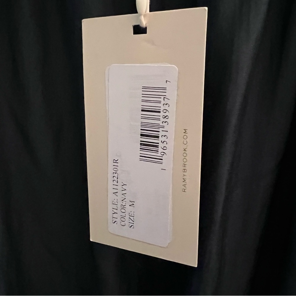 Ramy Brook Fay minidress SZ M navy blue - Picture 8 of 11